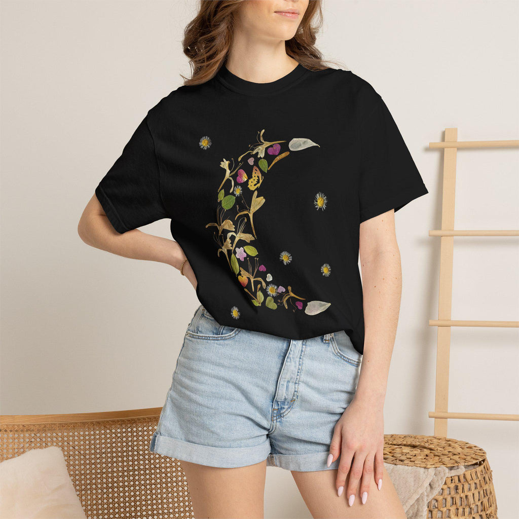T-Shirt Based on Pressed Flower Artwork "Honeysuckle Dreams"