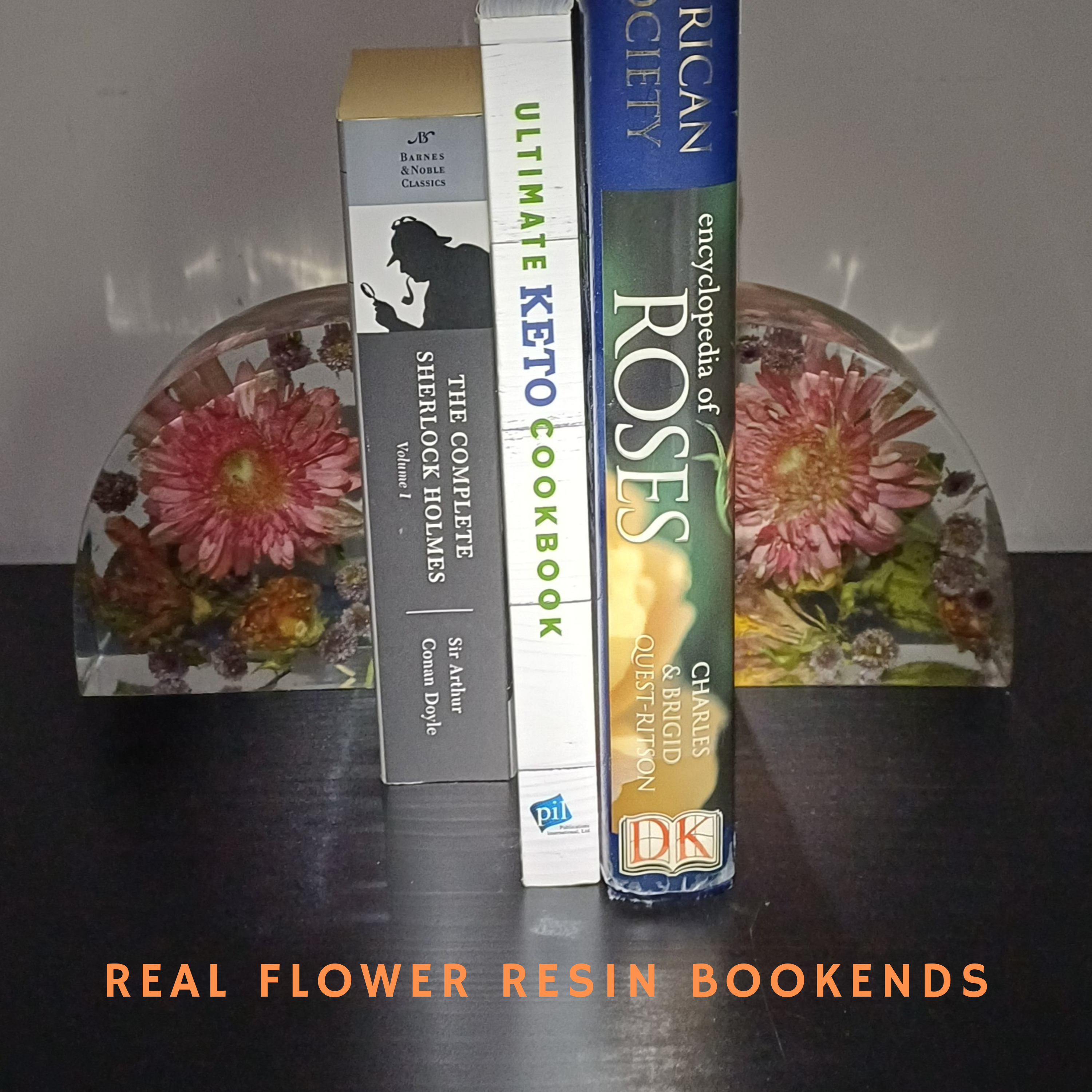 2 Bookends from Your Bouquet