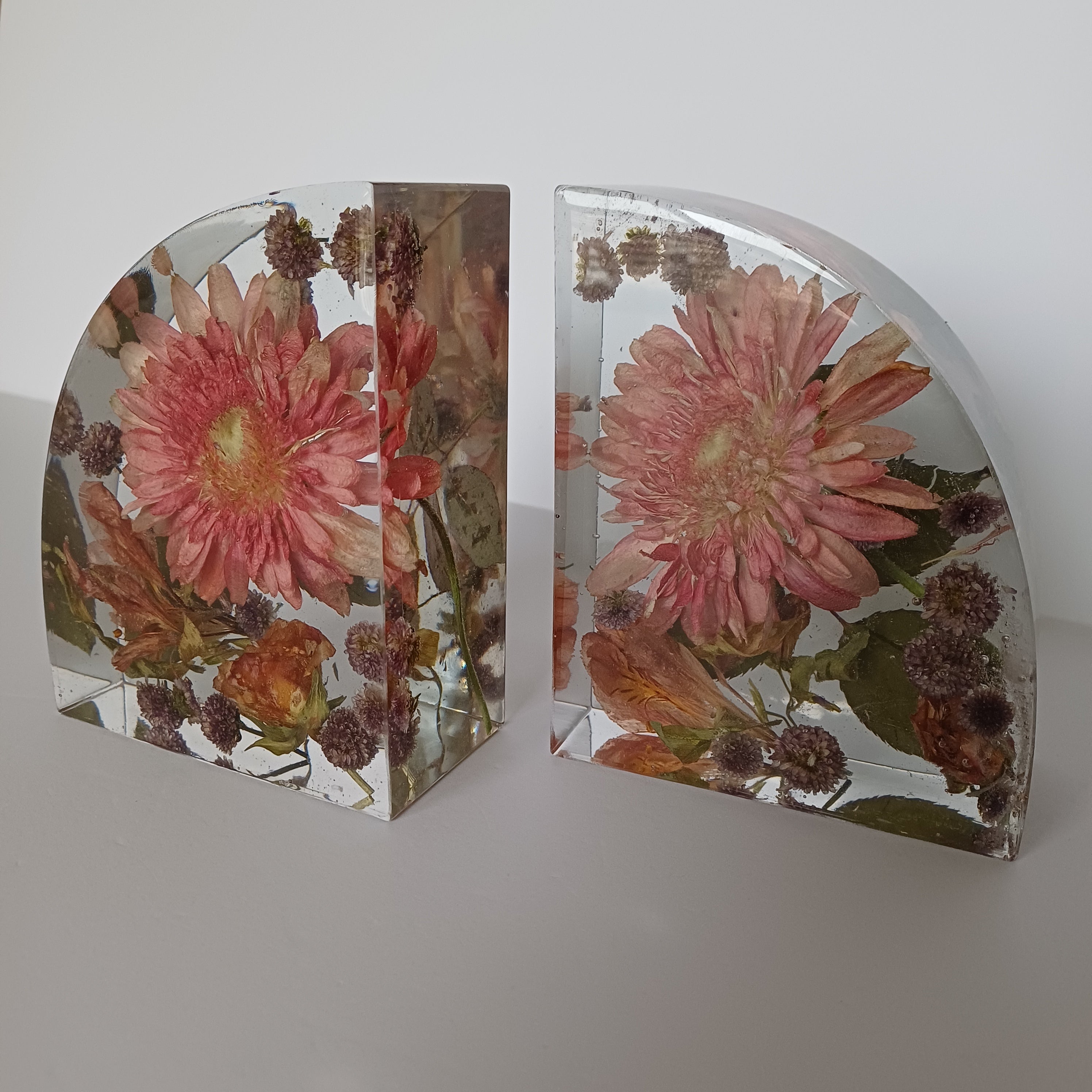 2 Bookends from Your Bouquet