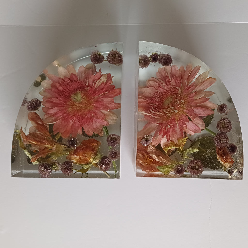 2 Bookends from Your Bouquet