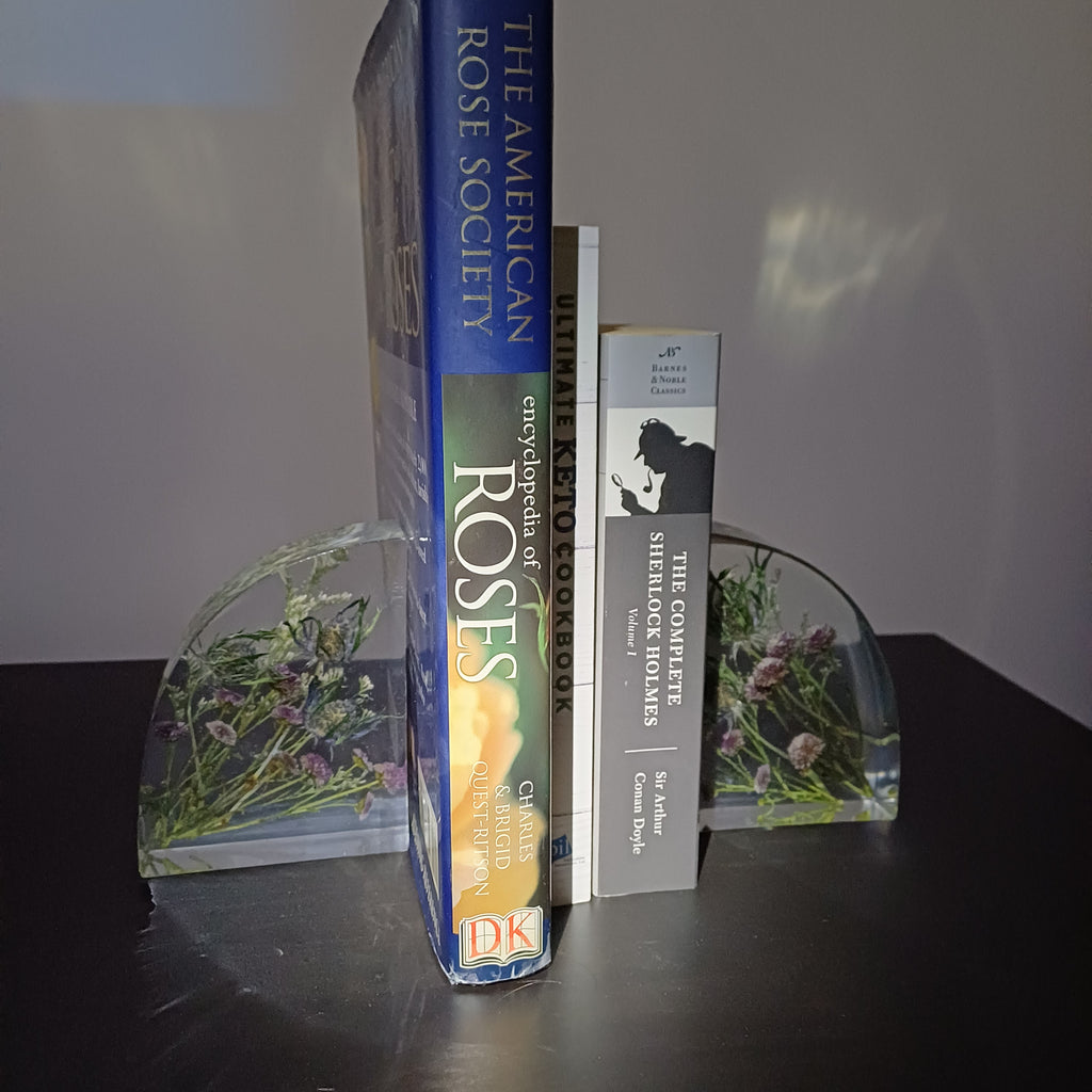 Wedding Bouquet Preservation Bookends, Ready to Ship, Set of 2