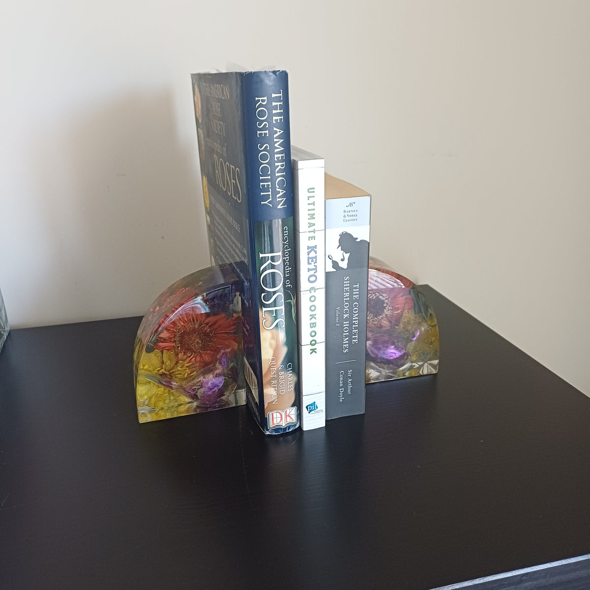 Wedding Bouquet Preservation Bookends, Ready to Ship, Set of 2