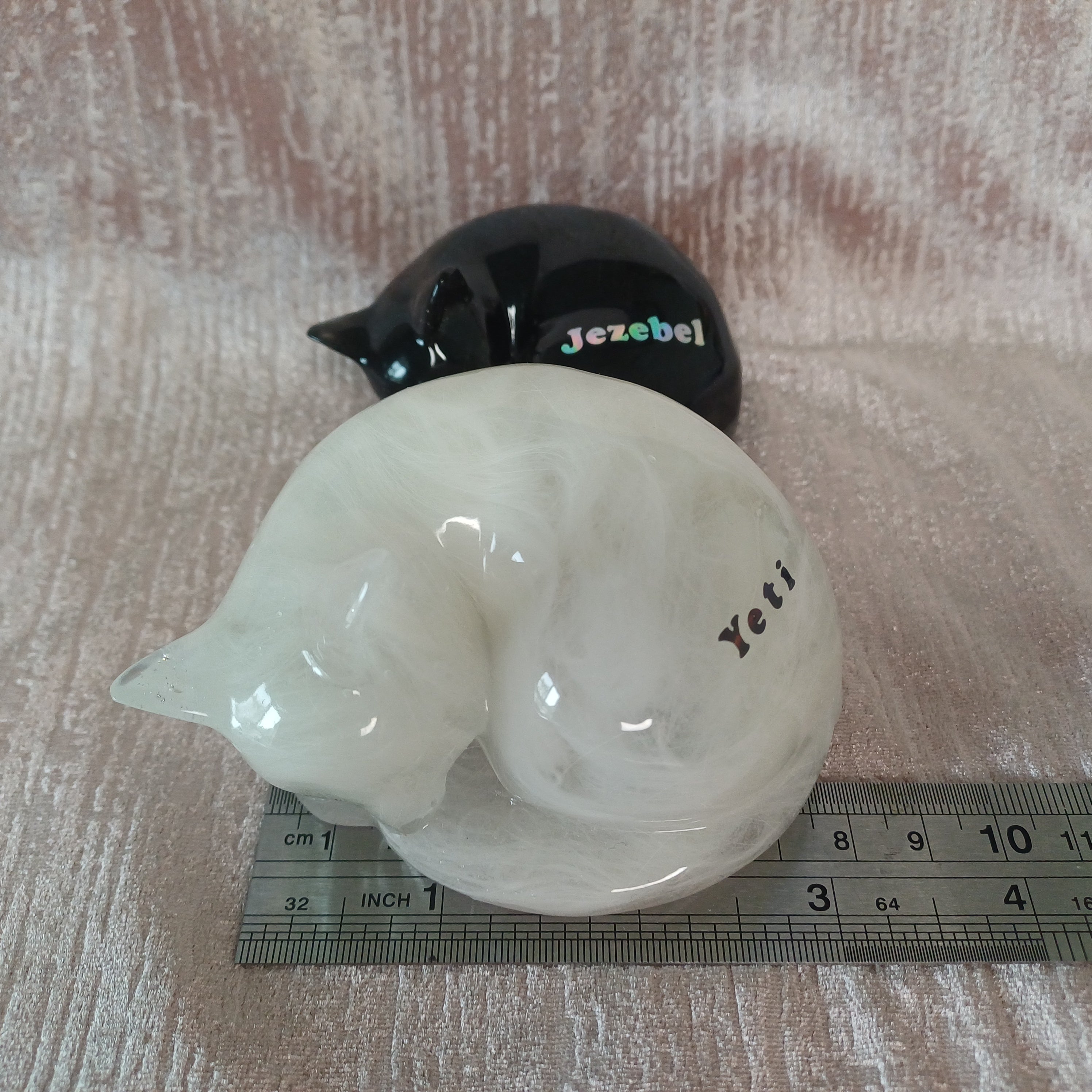 Custom Cat Hair Memorial Figurine