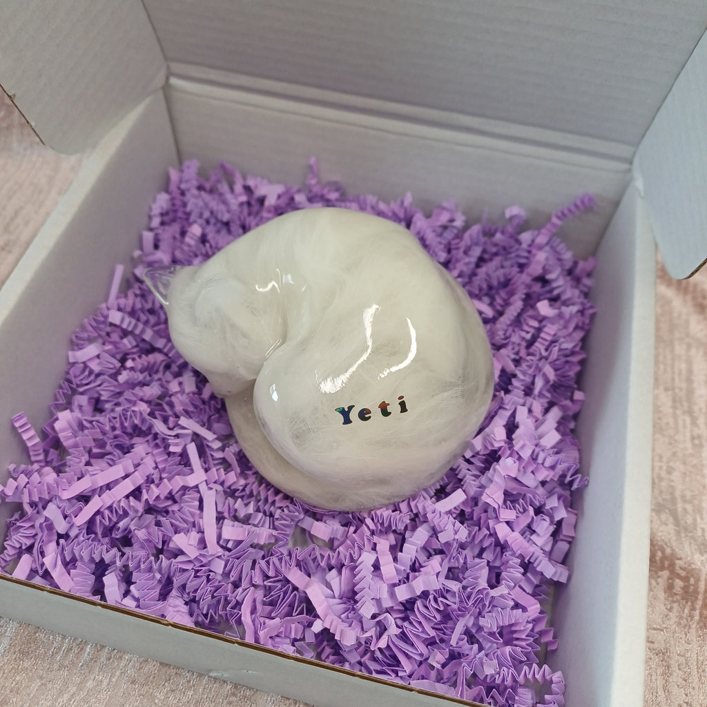 Custom Cat Hair Memorial Figurine