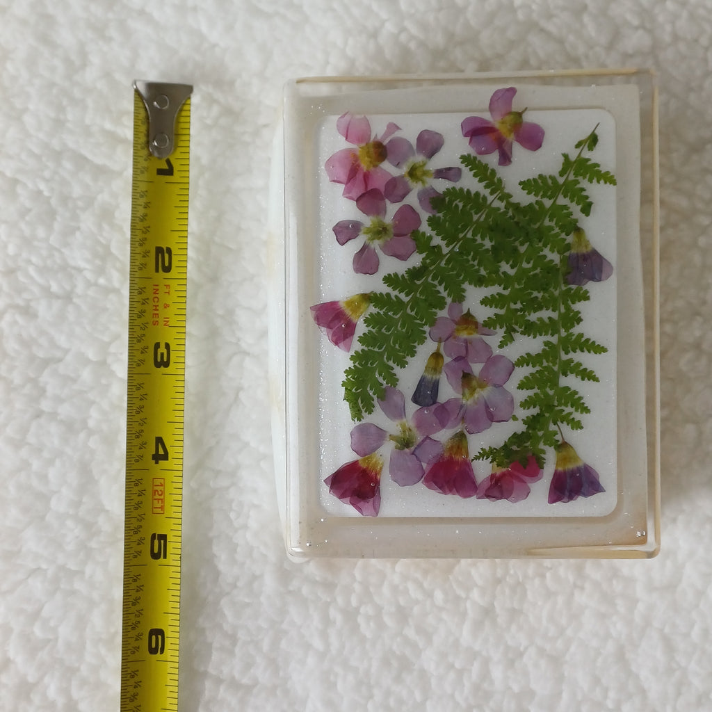 Jewelry/Gift Book, Pressed Flower & Resin