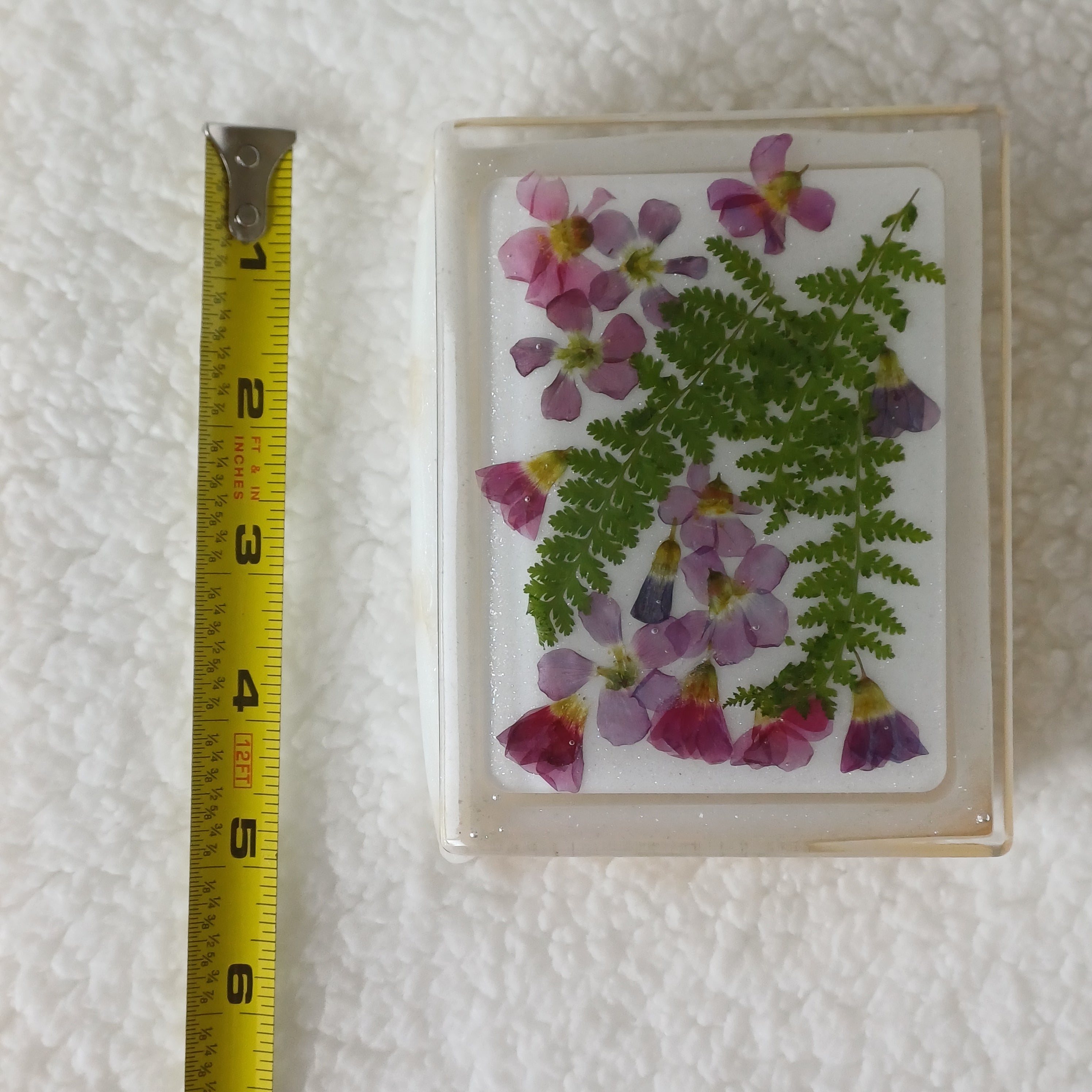 Jewelry/Gift Book, Pressed Flower & Resin
