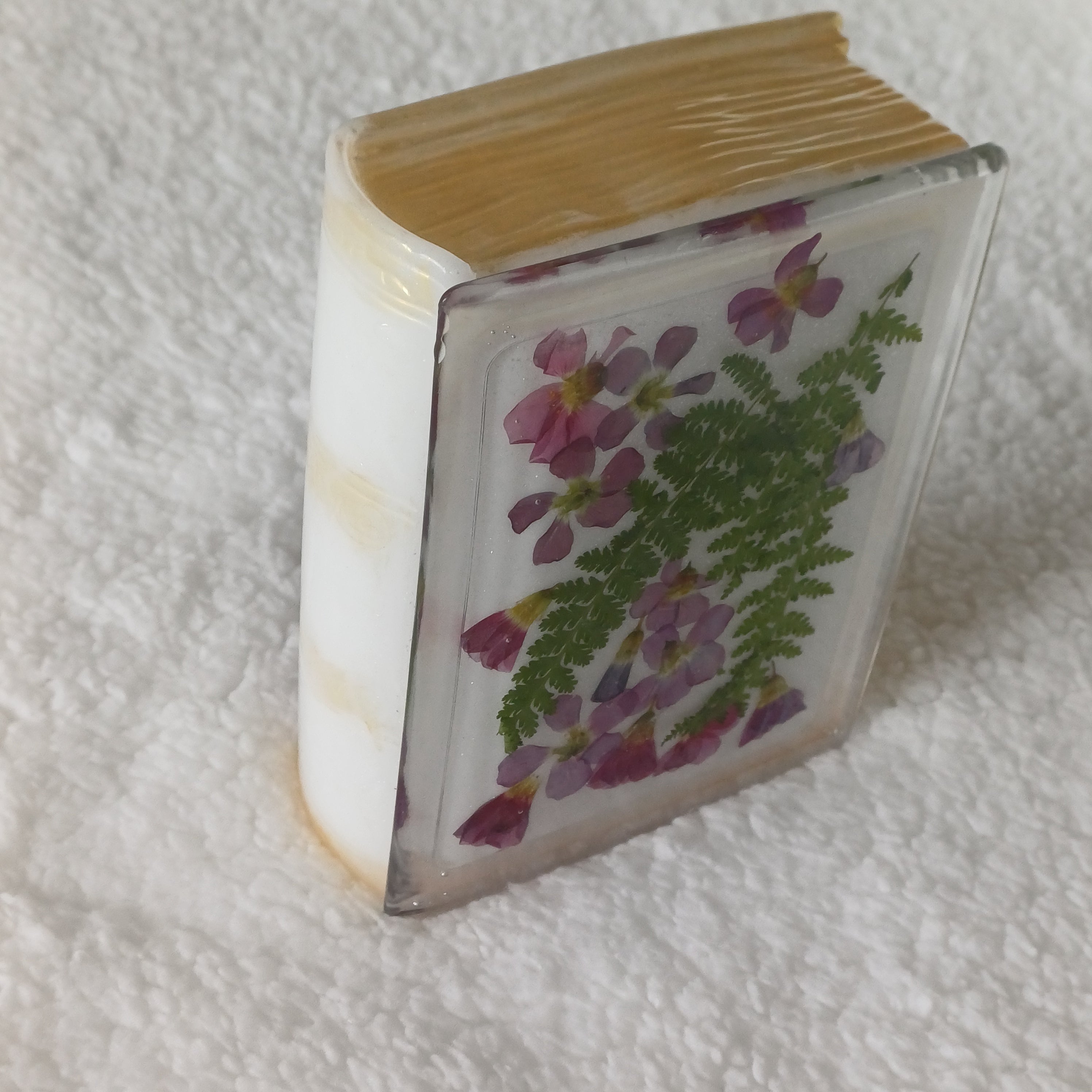 Jewelry/Gift Book, Pressed Flower & Resin