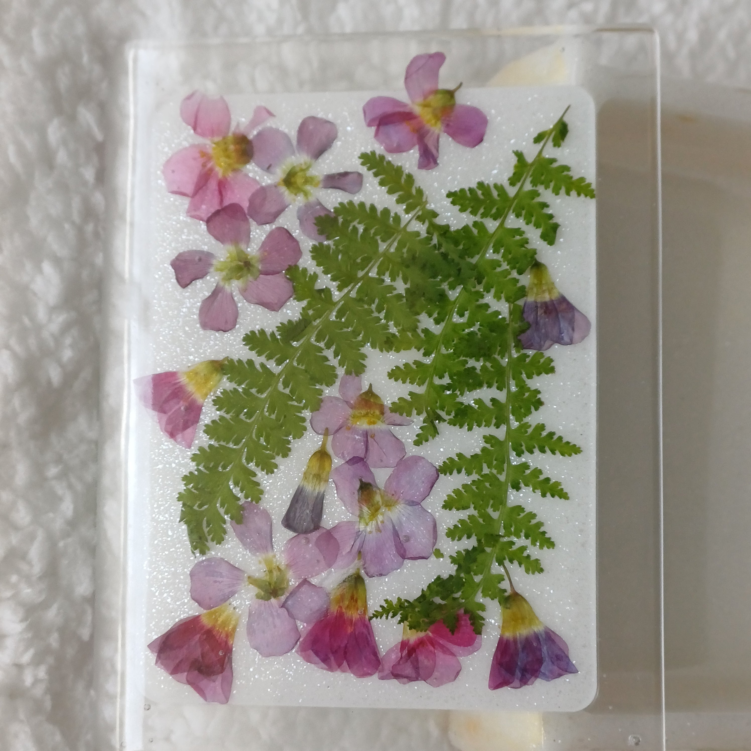 Jewelry/Gift Book, Pressed Flower & Resin