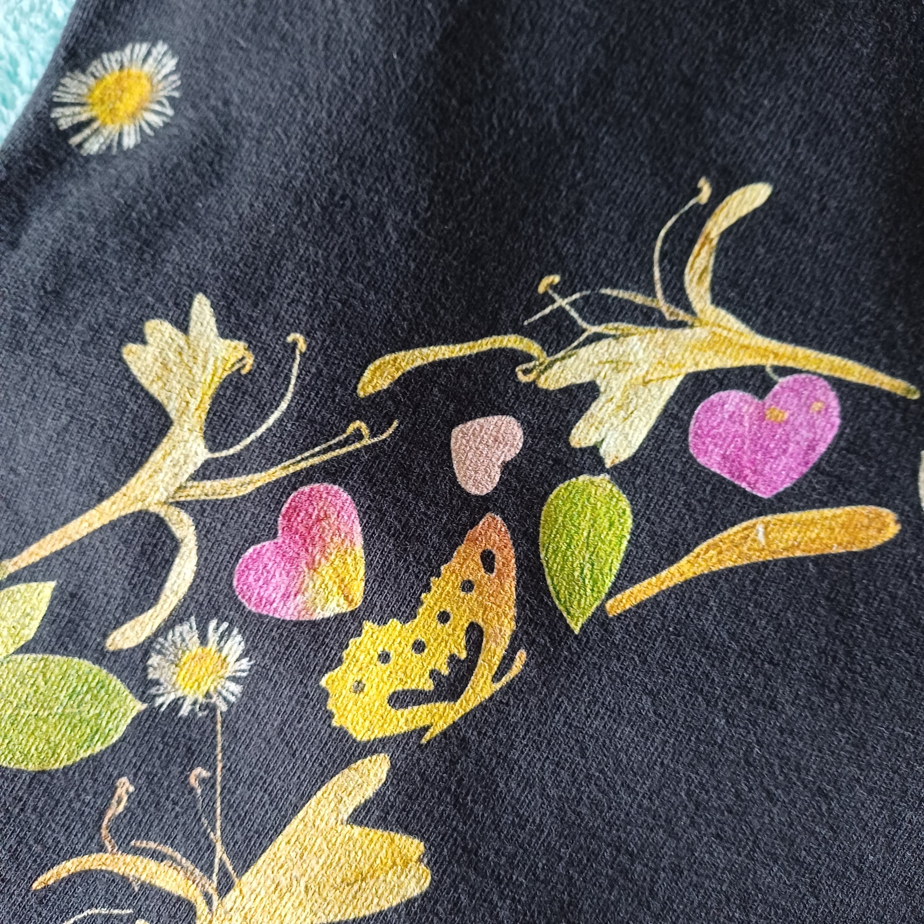 T-Shirt Based on Pressed Flower Artwork "Honeysuckle Dreams"
