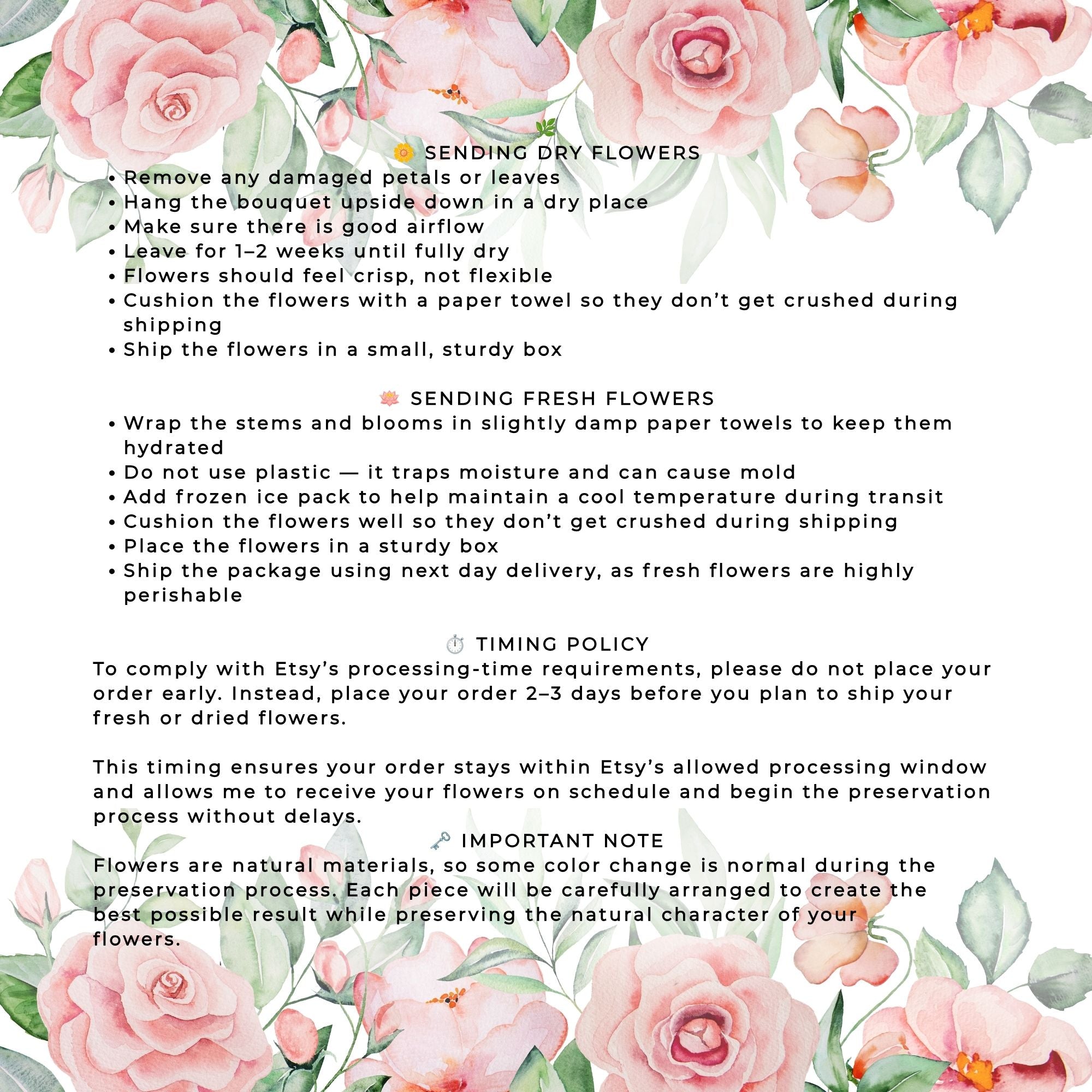 8 in Hexagon from Your Bouquet