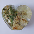 Wedding Bouquet Preservation Heart with Display Base, 8 Inch