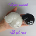 Custom Cat Hair Memorial Figurine