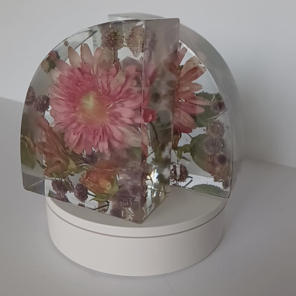 2 Bookends from Your Bouquet